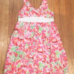 Lilly Pulitzer 10 Sundress dress Bubble Hem Kitty